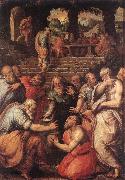 VASARI, Giorgio The Prophet Elisha er USA oil painting reproduction